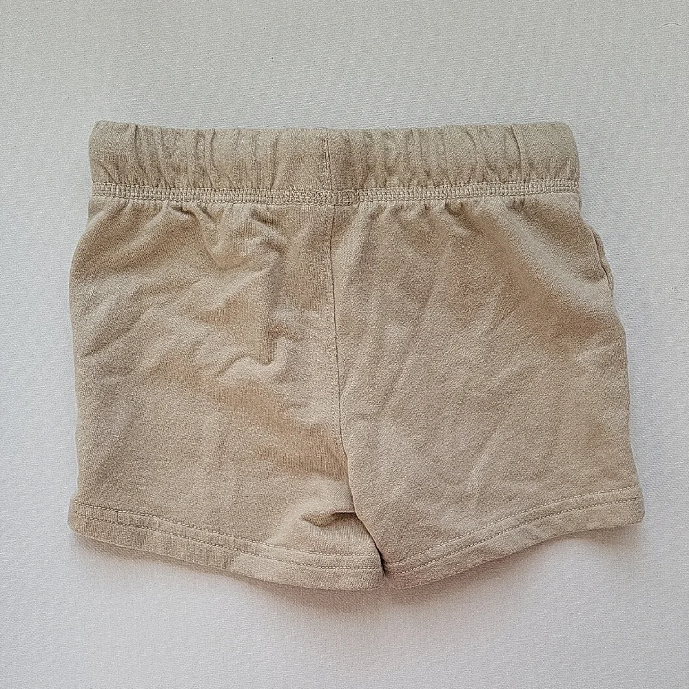 Toddler Boy Tan Cotton Shorts